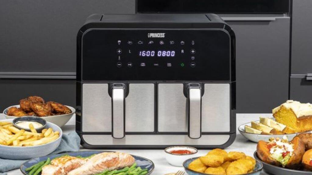 Princess Double Basket 182074 – Dubbele airfryer met slimme bediening